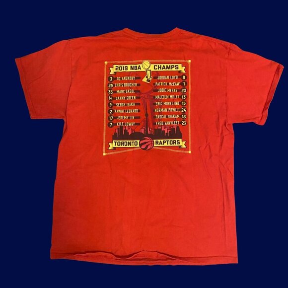 Toronto Raptors 2019 NBA Champions Graphic Tee | Size L | ’47 Brand - Picture 6 of 10